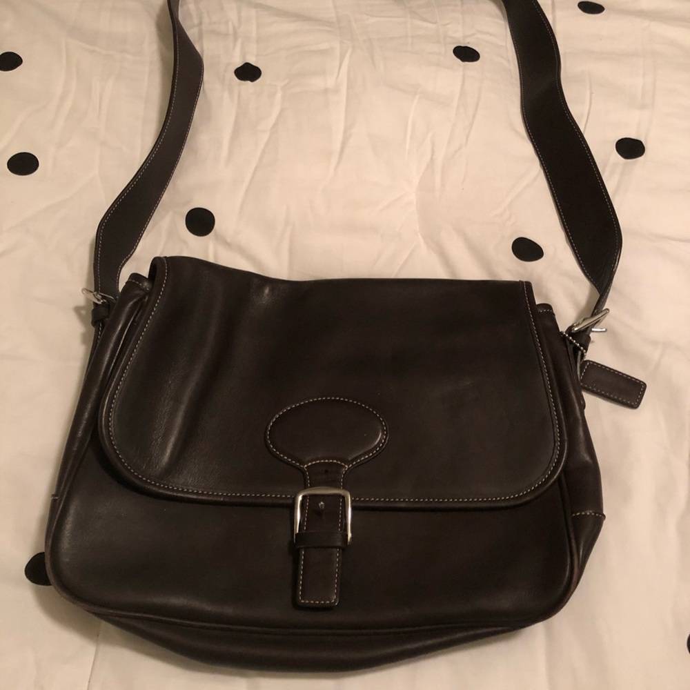 Coach Dark Brown Leather Purse
